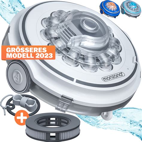 MONZANA® Poolroboter Poolboy600 Kabellos Vollautomatisch .